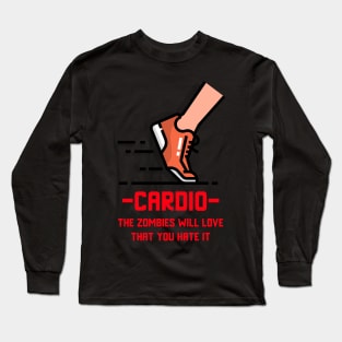 Cardio, The First Line of Defense Long Sleeve T-Shirt